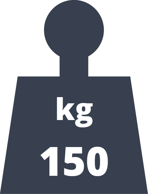 Icona che rappresenta la colata dell'acciaio 150 Kg